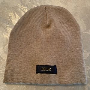 Authentic Dior TAG on beanie